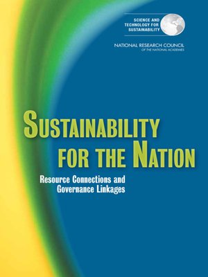 cover image of Sustainability for the Nation